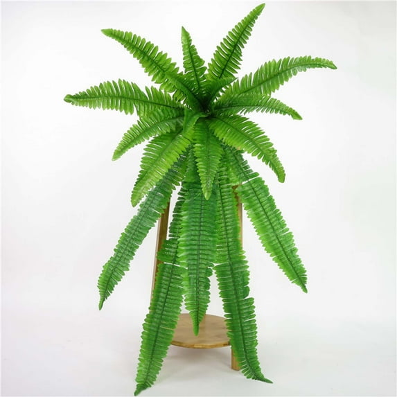 Artificial Plants Indoor Fake Fern 35 Inch Height Ferns Artificial Plants Large Artificial Ferns Bush for Outdoors Garden Porch Entrance Home Windowsill Yards Office Decoraction
