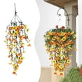 thumbnail image 1 of Artificial Plants Indoor, Spring Flowers Artificial, Eucalyptus Pansy Artificial Hanging Vines Colorful Petunia Trailing Flowers, Wedding Backdrop and Farmhouse Spring Decor 1Pcs, 1 of 9