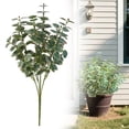 thumbnail image 1 of Artificial Plants Outdoor 1 Pcs, Faux Greenery Plants Outdoor UV Resistant Silk Plants with Stems, Fake Plants for Outside Planter Front Porch Patio Pathway Decoration, 1 of 9