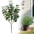 thumbnail image 1 of Artificial Plants Outdoor 1 Pcs, Faux Greenery Plants Outdoor UV Resistant Silk Plants with Stems, Fake Plants for Outside Planter Front Porch Patio Pathway Decoration, 1 of 9