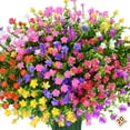 thumbnail image 1 of Artificial Plants Outdoor, 20PCS Artificial Flowers, UV Resistant Fake Flowers, Faux Flowers for Outdoor Planters for Front Porch Pot Decor, 1 of 5