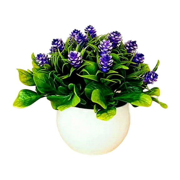 Artificial Plants Simulated Plant Potted Fake Flowerpot, Table Centerpiece for Dining Room, Kitchen & Office Decor, Realistic Fake Plant Display B