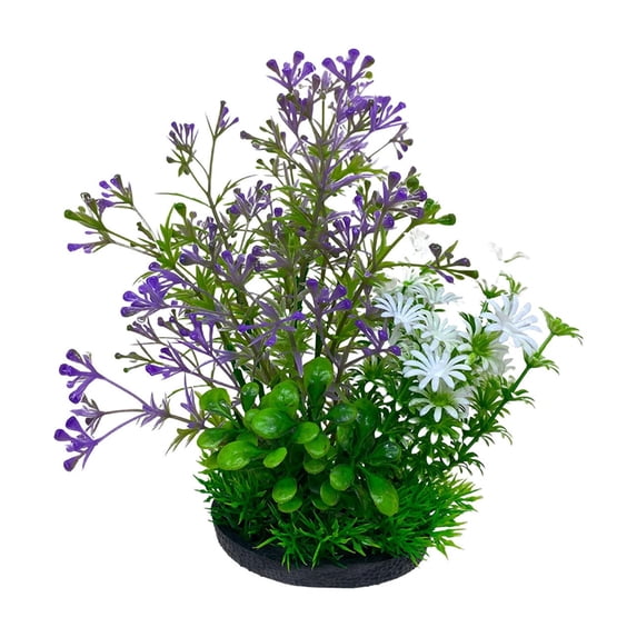 Artificial Plastic Aquatic Plants Decor, Realistic Plants For Fish Tank Aquarium Freshwater Saltwater Use, Flexible Ornament For Underwater Landscape Decor