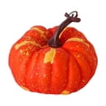 thumbnail image 1 of Artificial Plastic Pumpkin Thanksgiving Decorative Table Centerpiece for Home Mantel Porch Office & Farmhouse, Decorative Elegant Pumpkin Autumn Harvest Decorations 5.5 Inch, 1 of 7
