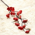 thumbnail image 1 of Artificial Plum Blossom Silk Fake Flower Floral Bouquet for Wedding Party Home Garden Office Coffee House Decor Realistic Looking Decorative Flower, 1 of 1