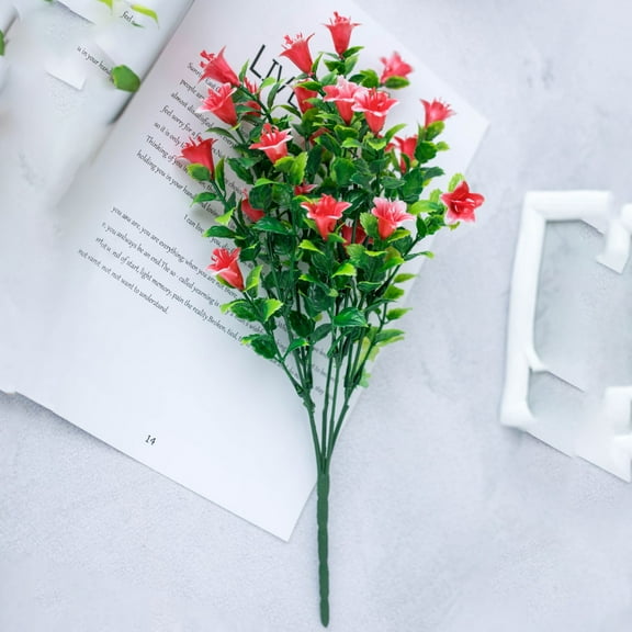 Artificial Pomegranate Flowers a - Artificial Flowers Artificial Plants and Green Plants Pomegranate Flower Simulation Artificial Flower - Pomegranate Flowers*1 Bunch