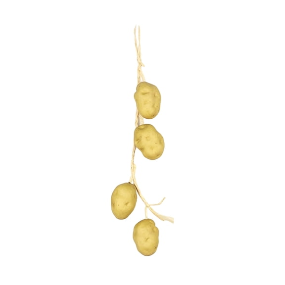 Artificial Potato String Decoration Lifelike Potato Decor for Home Kitchen, Fall Harvest Festival Whimsical Touch and Educational Use - Thanksgiving Autumn Farmhouse Decoration