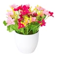 thumbnail image 1 of Artificial Potted Flowers in Pot Fake Silk Plant for Home Desktop Decor, 1 of 5