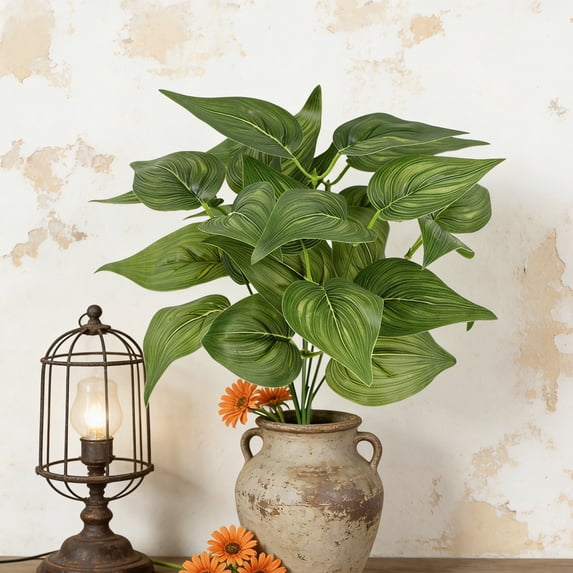 Artificial Potted Green Plants 30cm, 31cm, 33cm – Faux Foliage Arrangements for Home Decor, Office, Weddings, and Outdoor Landscaping