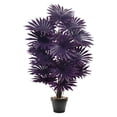 thumbnail image 1 of Artificial Potted Greenery, Faux Tropical Plants, Fake Potted Plants, 33 Inch 24 Leaves PVC Realistic Plants for Home Office Desk Living Room Kitchen Decor, 1 of 7