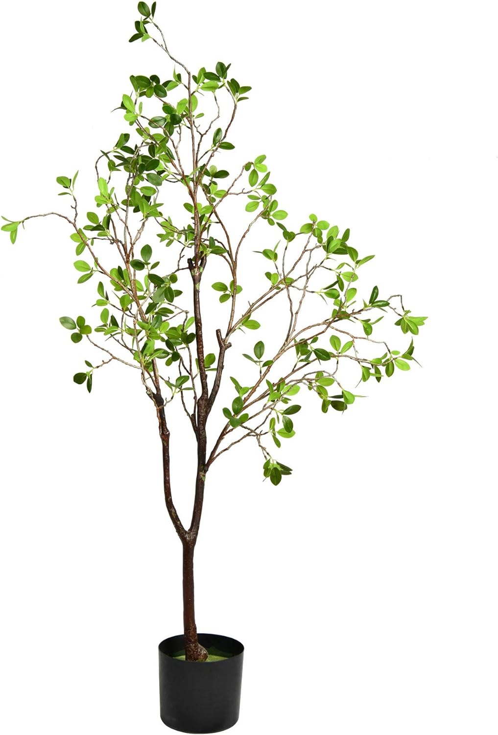 Artificial Potted Leaf Tree Formal Indoor Fake Plants For Home Decor