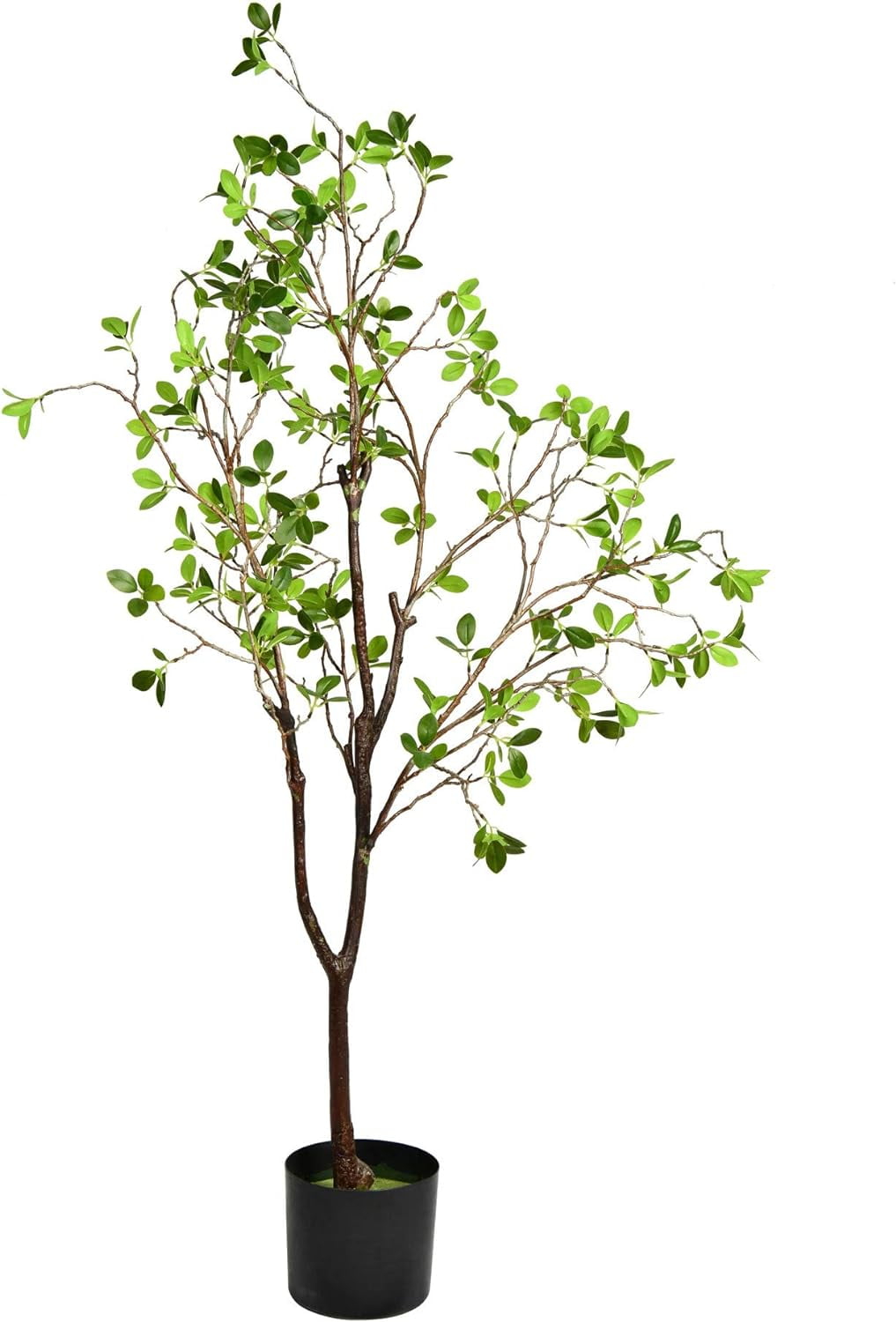 Artificial Potted Milan Leaf Tree Formal Indoor Fake Plants For Home