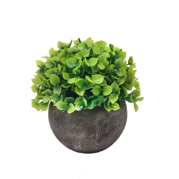 Artificial Potted Mini Plant For Desk,Office,Home Decor-Free Shipping