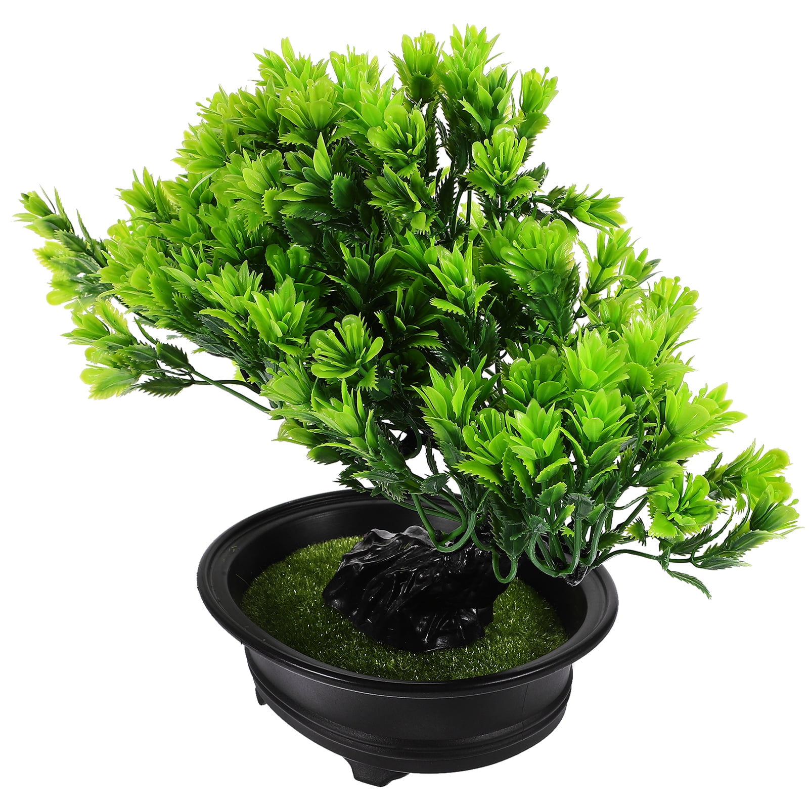 Artificial Potted Plant Bedrooms Decor Fake Japanese Pine Bonsai Tree