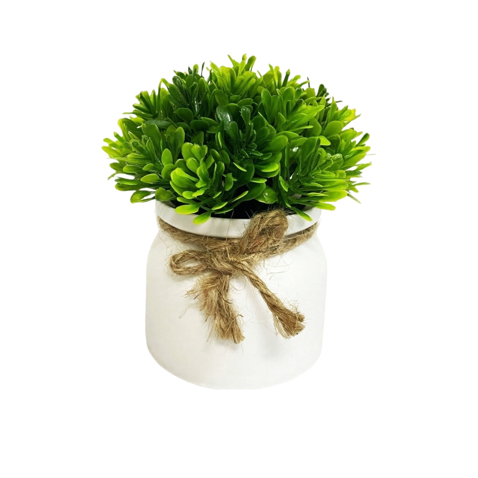 Artificial Potted Plant, Fake Greenery for Living Room Office Desktop ...