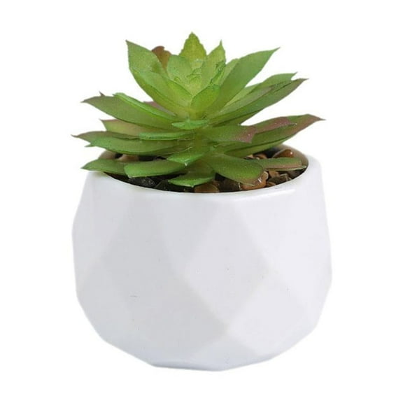 Artificial Potted Plant W/ Pot Small Faux Decor In/Outdoor FAUSELLER