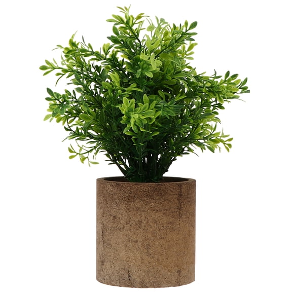 Artificial Potted Potted Plants Greenery Potted Simulation Green Pot Bonsai Home Office Decor