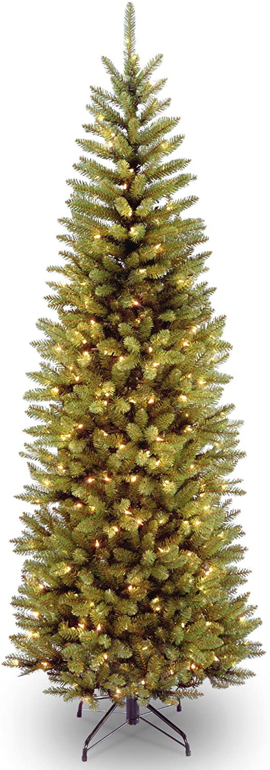 6.5' Green Fir Christmas Tree with White Lights