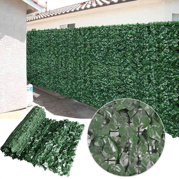 Designer Plants Artificial Privacy Ivy Roll 118" x 40" Artificial Greenery Panel