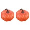 thumbnail image 1 of Artificial Pumpkin,Fake Halloween Pumpkin,Faux Autumn Fall Pumpkin Decoration,Artificial Lifelike Halloween Pumpkin,Fake Pumpkin Decor for Fall Wedding Thanksgiving Halloween Decorations,Orange 2PCS, 1 of 7