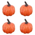 thumbnail image 1 of Artificial Pumpkin Fake Pumpkin Craft Pumpkins,Small Artificial Pumpkin Autumn Home Decor,Decorative Pumpkin Halloween Decoration,Faux Pumpkins for Halloween Thanksgiving Decoration,Orange 4PCS, 1 of 4