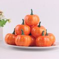 thumbnail image 1 of Artificial Pumpkin Set Foam Pumpkins Decorative Fall Pumpkins for Halloween Thanksgiving Table Centerpiece Home Decor, 1 of 5