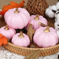 Artificial Pumpkins Bulk 12Pcs Assorted Sizes Harvest Lifelike Pumpkin Fake Foam Pumpkin, Lifelike Foam Decor for Autumn Wreaths, Table Scatters & Thanksgiving Displays