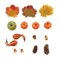 thumbnail image 1 of Artificial Pumpkins Decoration Set Fall Decor Foam Fake Faux Crafts Lifelike Small Pumpkin for Decorating Home Halloween Autumn Harvest Table Decor style G, 1 of 7