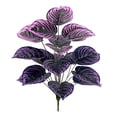 thumbnail image 1 of Artificial Purple Calathea Plant, Home Party Decoration, Purple Leaf Decor Artificial Plant Simulation Pot Bonsai Flower Ornament Hotel Room Desk Decorate((No Flowerpot),23.6"), B, 1 of 7