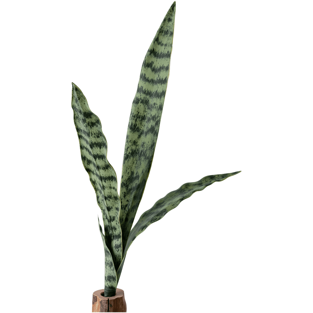Artificial Pvc Snake Plant Fake Green Plants:Low-Maintenance For Home ...