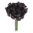 thumbnail image 1 of Artificial Ranunculus Flowers, 18pcs Ink Purple Faux Silk Flower for Bouquet Home Wedding Centerpieces, 1 of 5
