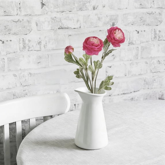 Artificial Ranunculus Flowers, Real Touch Fake Peony Bouquets for Wedding, Home Decor & Table Centerpieces