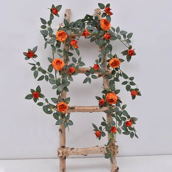 Artificial Rattan Vine Wall Hanging Decor with Bendable Stems for Indoor Home Decoration 1 Count