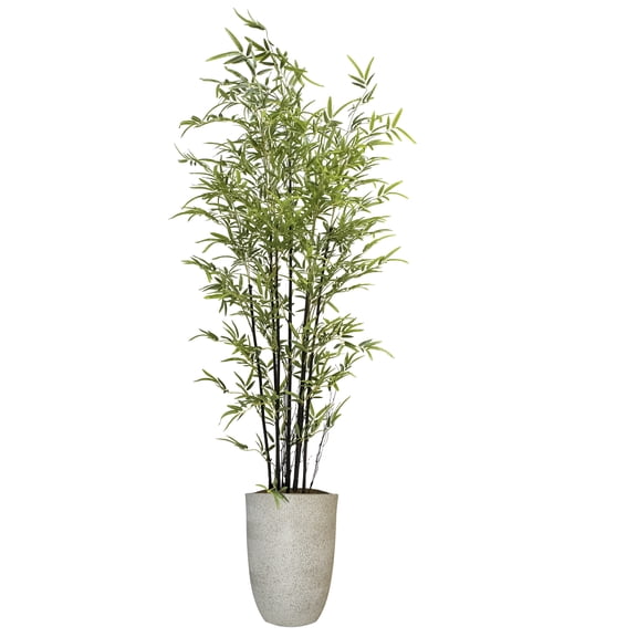 Artificial Real Touch 6.67 Feet Bamboo Tree With Planter
