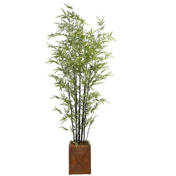 Artificial Real Touch 6.75 Feet Bamboo Tree With Planter