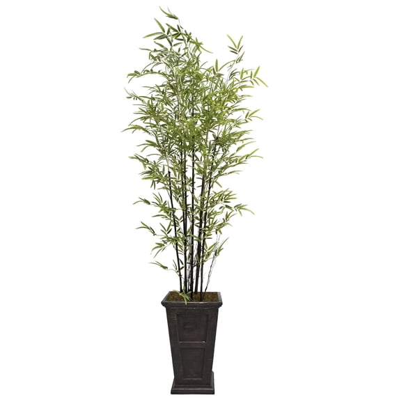 Artificial Real Touch 7.59 Feet Bamboo Tree With Planter