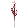 thumbnail image 1 of Artificial Red Berry Stem, Christmas Red Berries Branches, Fake Burgundy Berry Picks for Vase Filler Floral Arrangements Christmas Tree Xmas Winter Holiday Home DIY Crafts Decor, 1 of 5