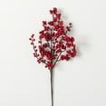 thumbnail image 1 of Artificial Red Berry Stem Red 18"H, 1 of 2