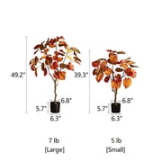 Artificial Red Leaf Banyan Tree