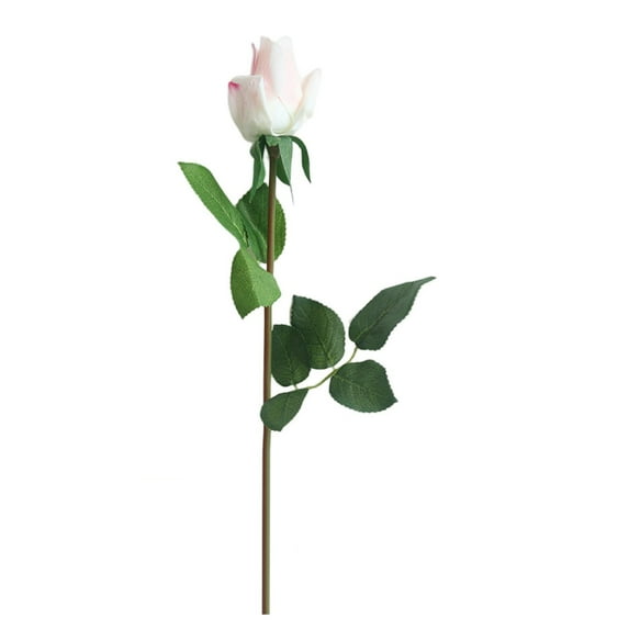 Artificial Red Roses Flowers for Valentine's Day, Realistic Blossom Roses, Real Touch Silk Rose, Single Fake Flower Long Stem Bouquets for Home Wedding Party Decoration