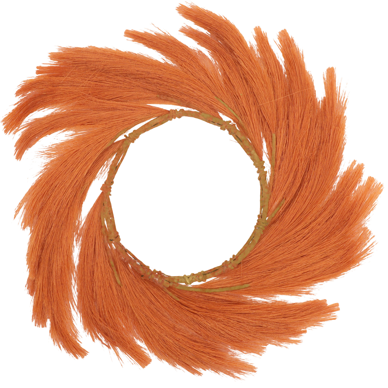 NIAIZEK Banquet Decoration Artificial Phragmites Wreath Light Brown ...