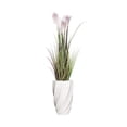 thumbnail image 1 of Artificial Reed Grass | 62" fake grass in a tall white planter| Lavender Ombre feathers | Vintage Home, 1 of 8