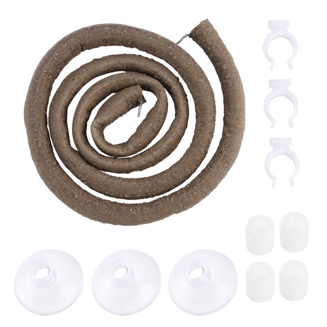 Artificial Reptile Climbing Branch Flexible Jungle 3.28ft Rattan Long Vine Habitat Decor（L