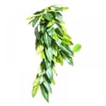 thumbnail image 1 of Artificial Reptile Plants Two-color Starry Rattan Amphibian Hanging Plants Decorations for Hermit Crab Lizards Geckos Snake, 1 of 6
