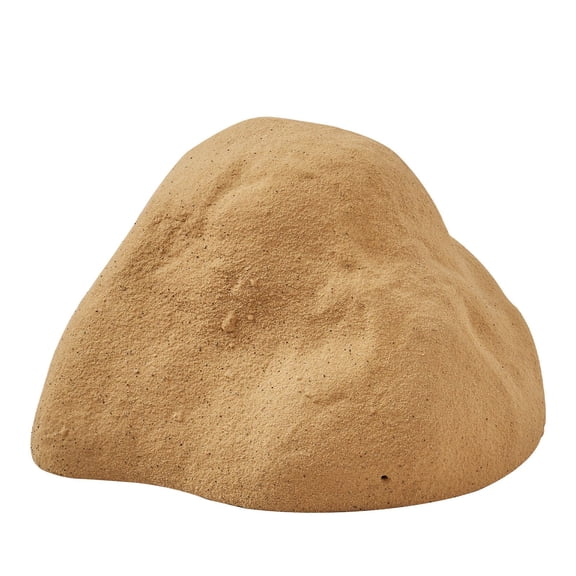Artificial Rock Cover for Well Pump, Sand Small Weather-Resistant Polyresin Landscape Boulder