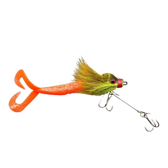 Artificial Rodents Baits With Resilients Plush Resins Fishing Baits for Long Casting Distances and Fish Attraction