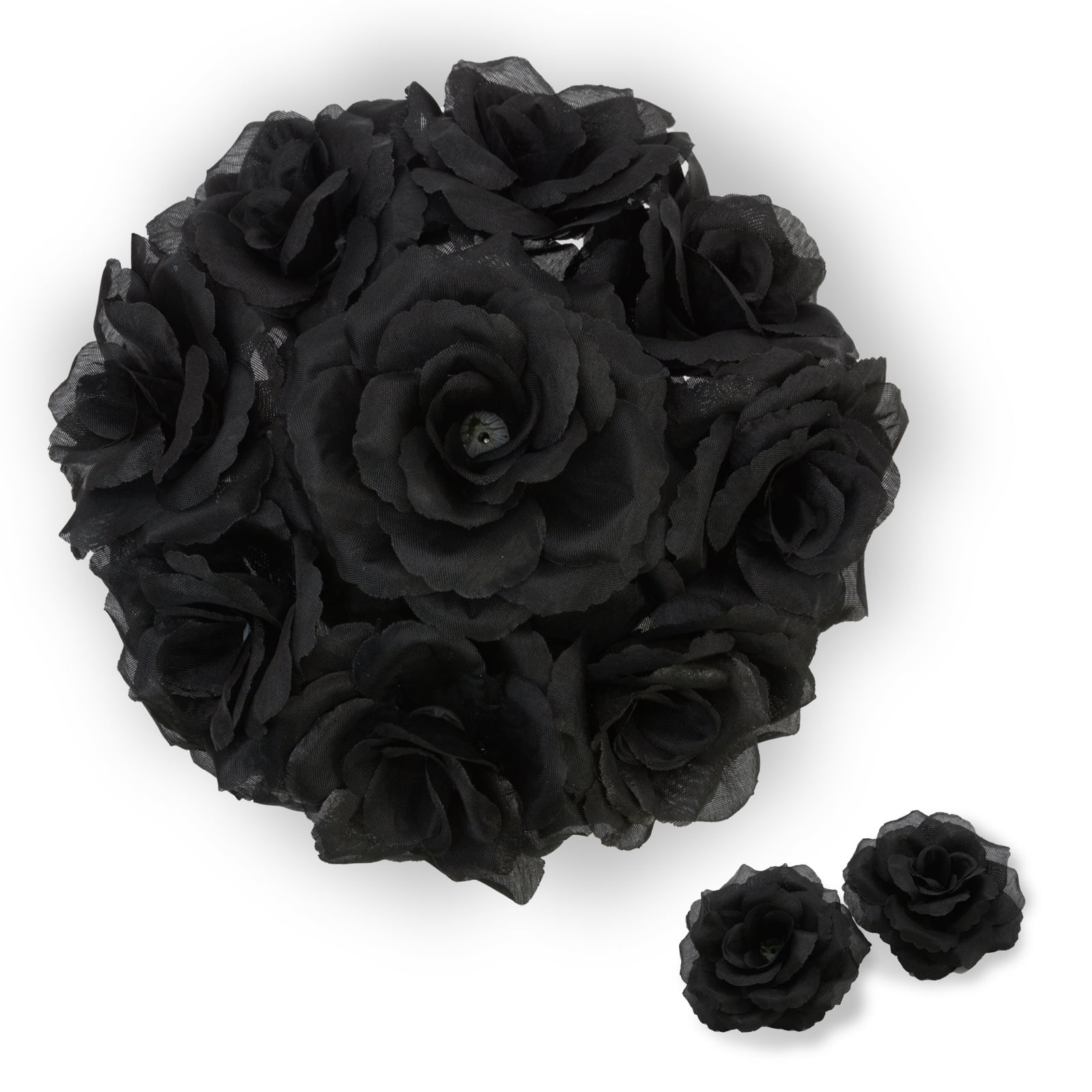 Artificial Rose 20 PCS Fake Black Roses,Artificial Flowers Bulk perfect ...