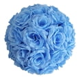 thumbnail image 1 of Artificial Rose Ball 15CM Diameter, Dienrx Fake Silk Rose Floral Ball Decor For Bridal Bouquets, Wedding Arch, Wedding Centerpieces, Garden Layout And Home Party Decor, 1 of 6