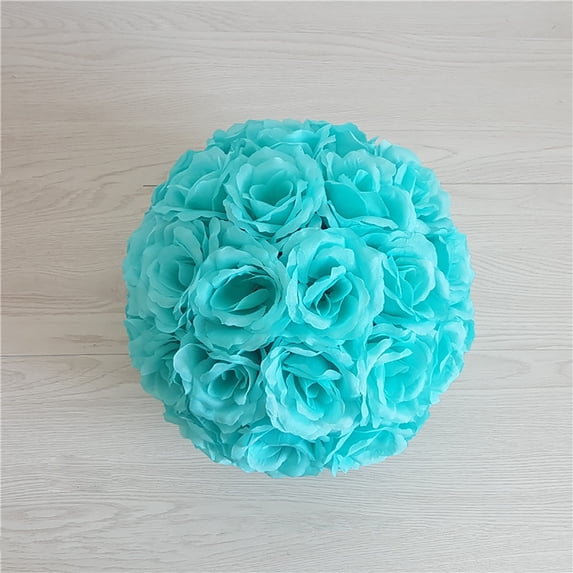 Artificial Rose Ball Realistic Faux Silk Rose Flower Sphere for Home Wedding Table Centerpiece Decorative Arrangement Floral Decor,7.87",L