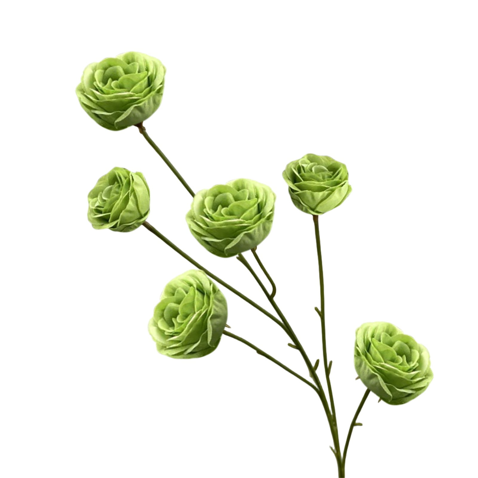 Artificial Rose Bouquet 6 Head, Silk Fabric Realistic Roses for Wedding ...